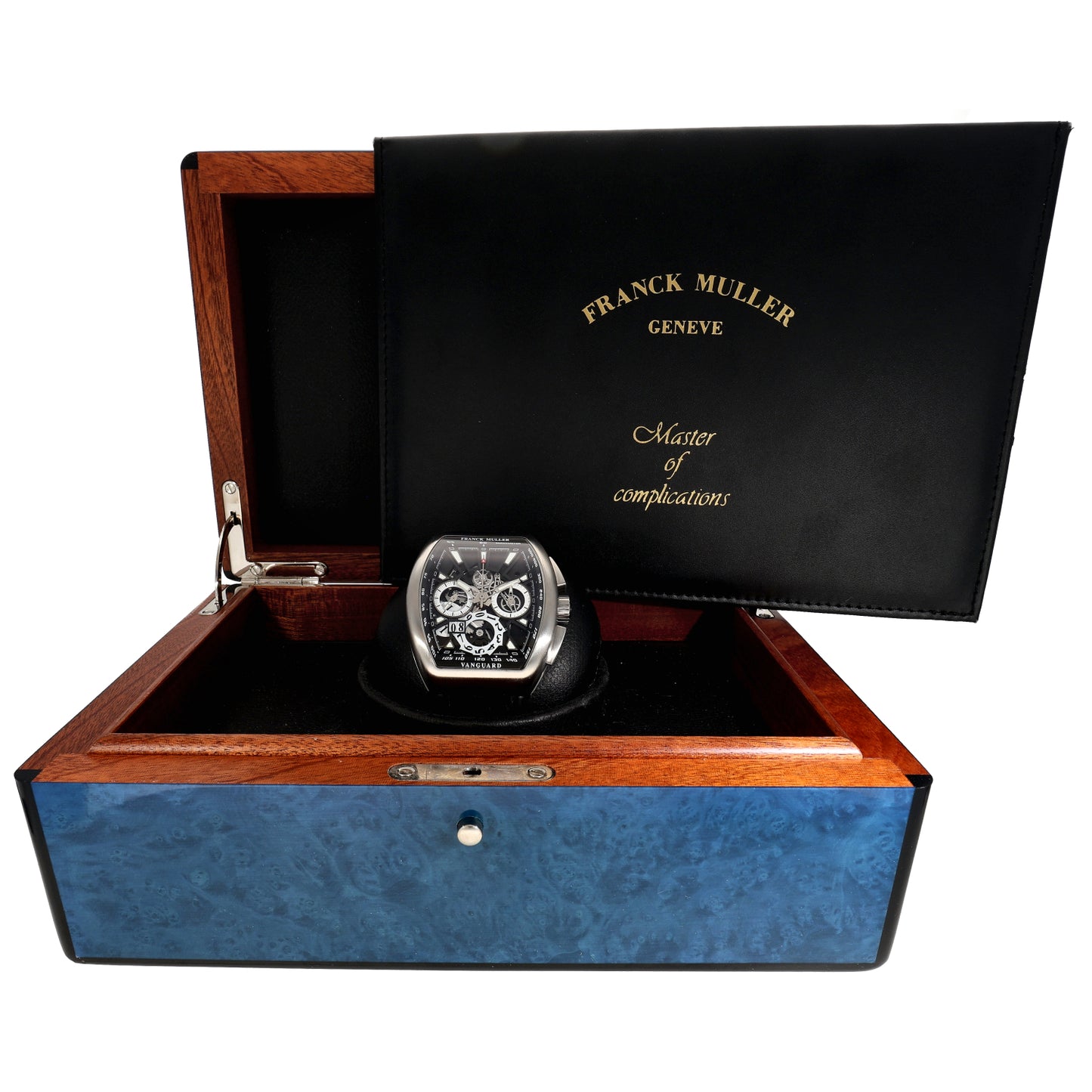 Franck Muller Vanguard V45 CC GD SQT AC BR NR 44mm Stainless Steel Watch