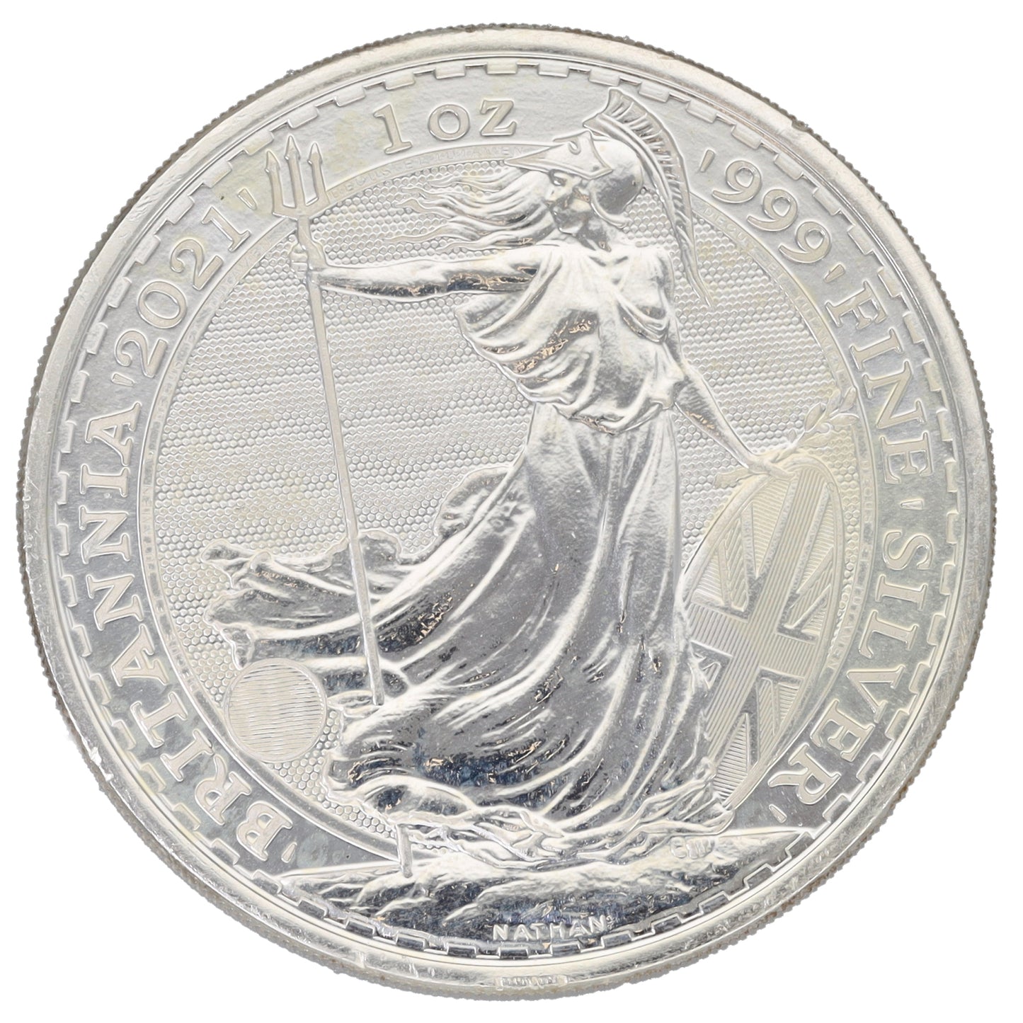 Fine Silver Queen Elizabeth II 1 OZ Britannia Coin 2021