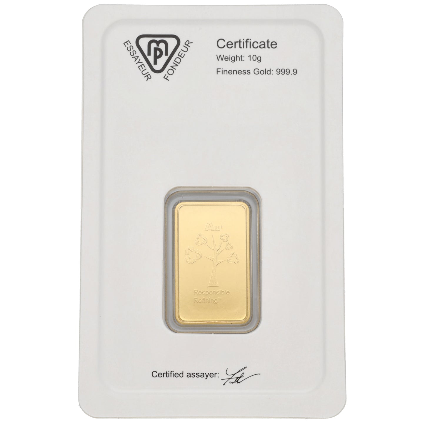 New 24ct 10g Gold Bar