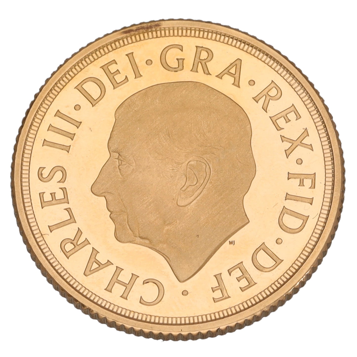 22ct Gold King Charles Full Sovereign Coin 2022