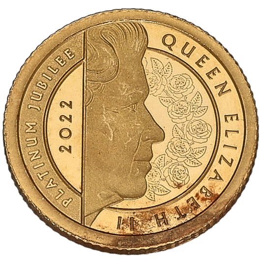 22ct Gold Queen Elizabeth II Platinum Jubilee Coin 2022