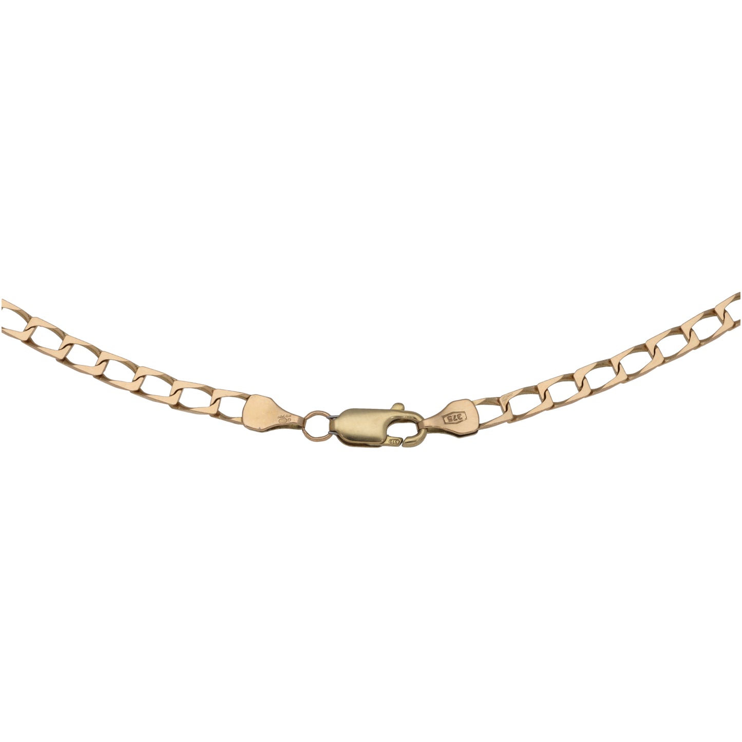 9ct Gold Curb Chain 20"