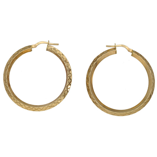 14ct Gold Hoop Earrings