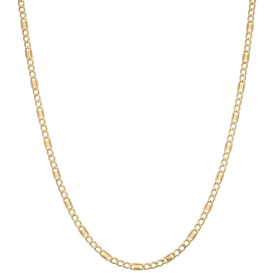 New 14ct Gold Gappy Ranks Chain 14"