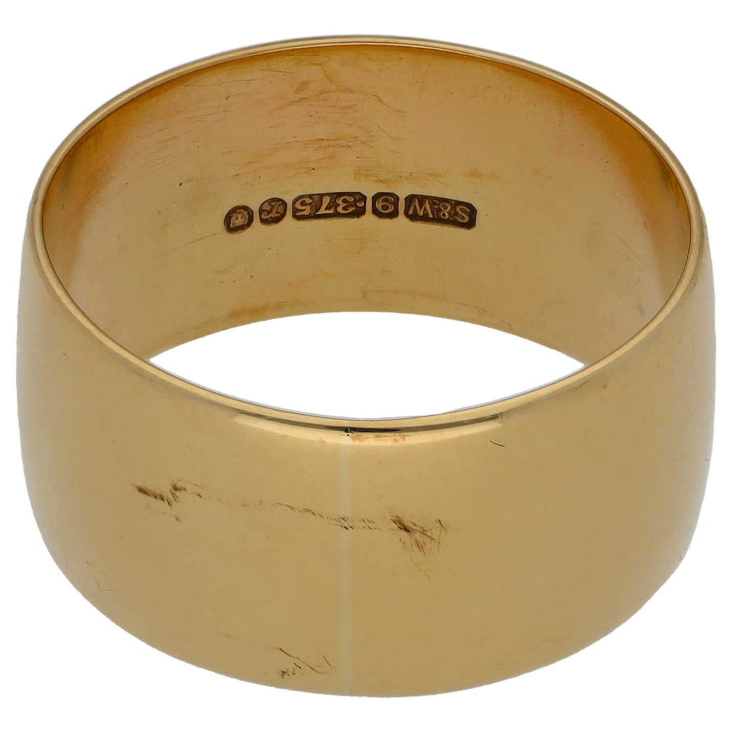 9ct Gold Plain Wedding Ring Size U