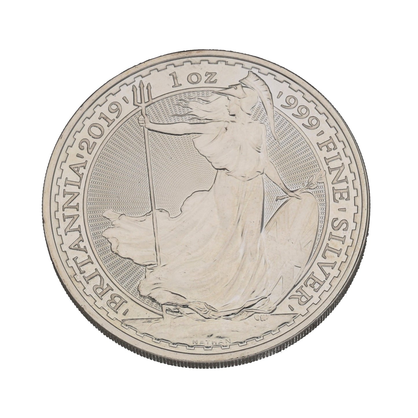 Fine Silver Queen Elizabeth II 1 OZ Britannia Coin 2019