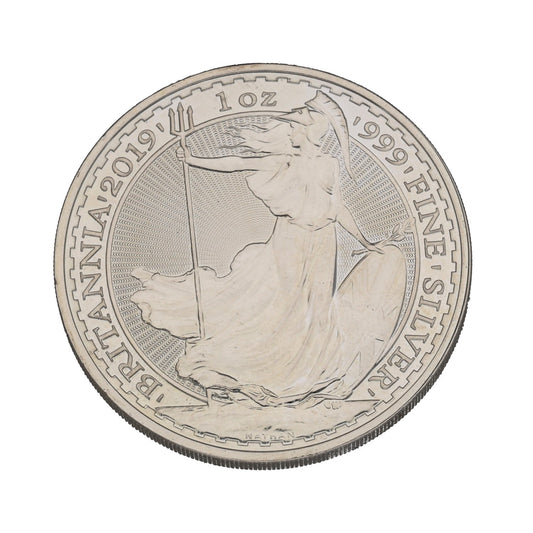 Fine Silver Queen Elizabeth II 1 OZ Britannia Coin 2019