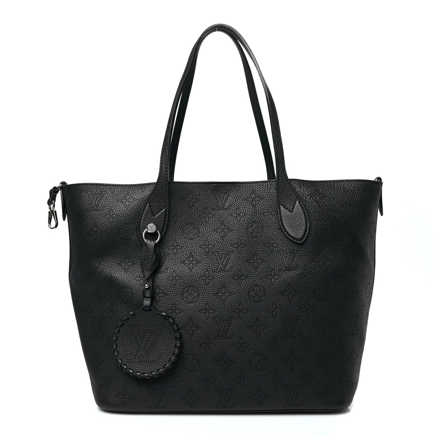 Louis Vuitton Blossom MM Mahina Leather Bag - Black