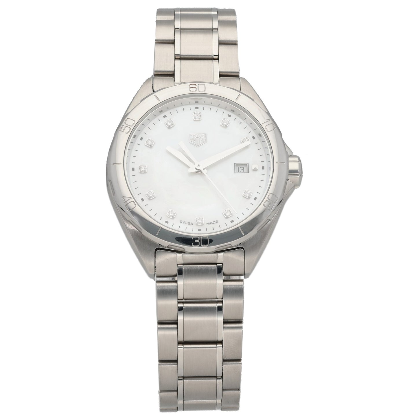 Tag Heuer Formula 1 WBJ1419, Mother of Pearl dial, Stainless Steel Watch - Front Image