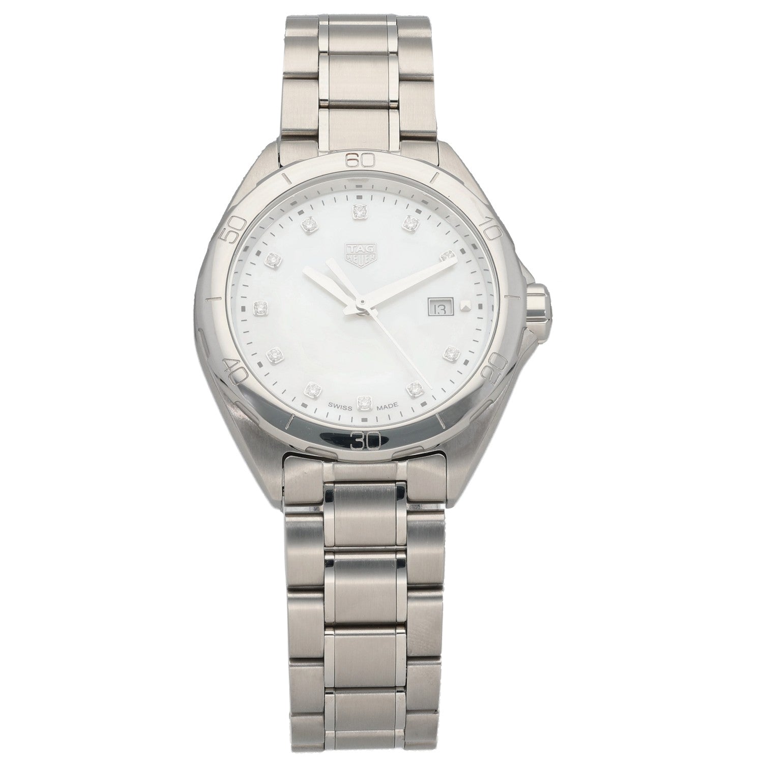 Tag Heuer Formula 1 WBJ1419, Mother of Pearl dial, Stainless Steel Watch - Front Image