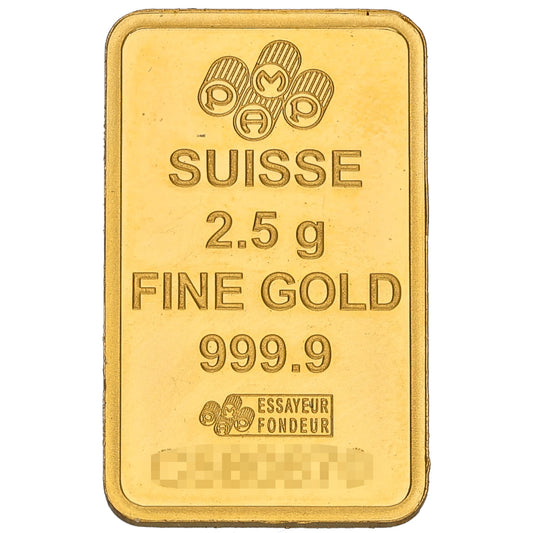 24ct 2.5g Gold Bar
