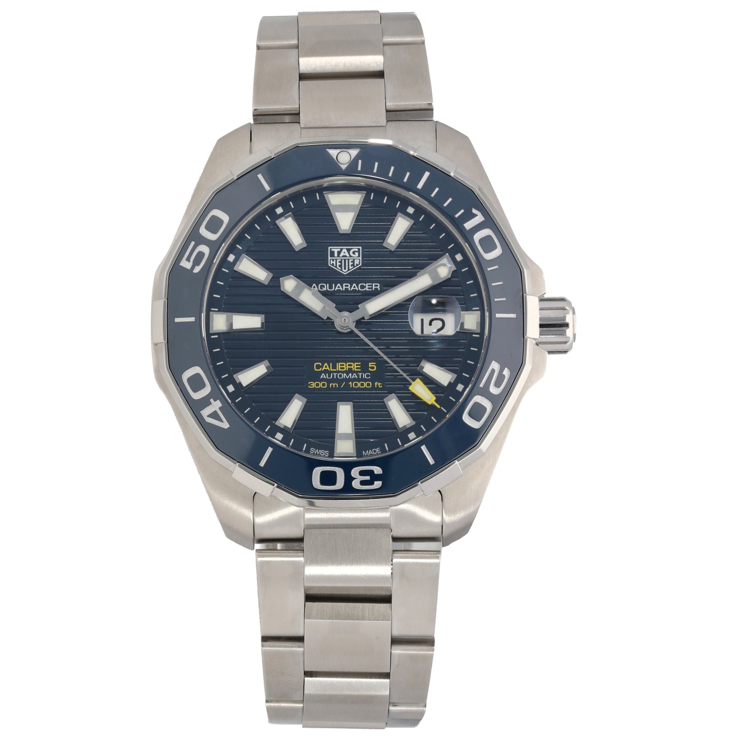 Tag Heuer Aquaracer WAY201B 43mm Stainless Steel Watch