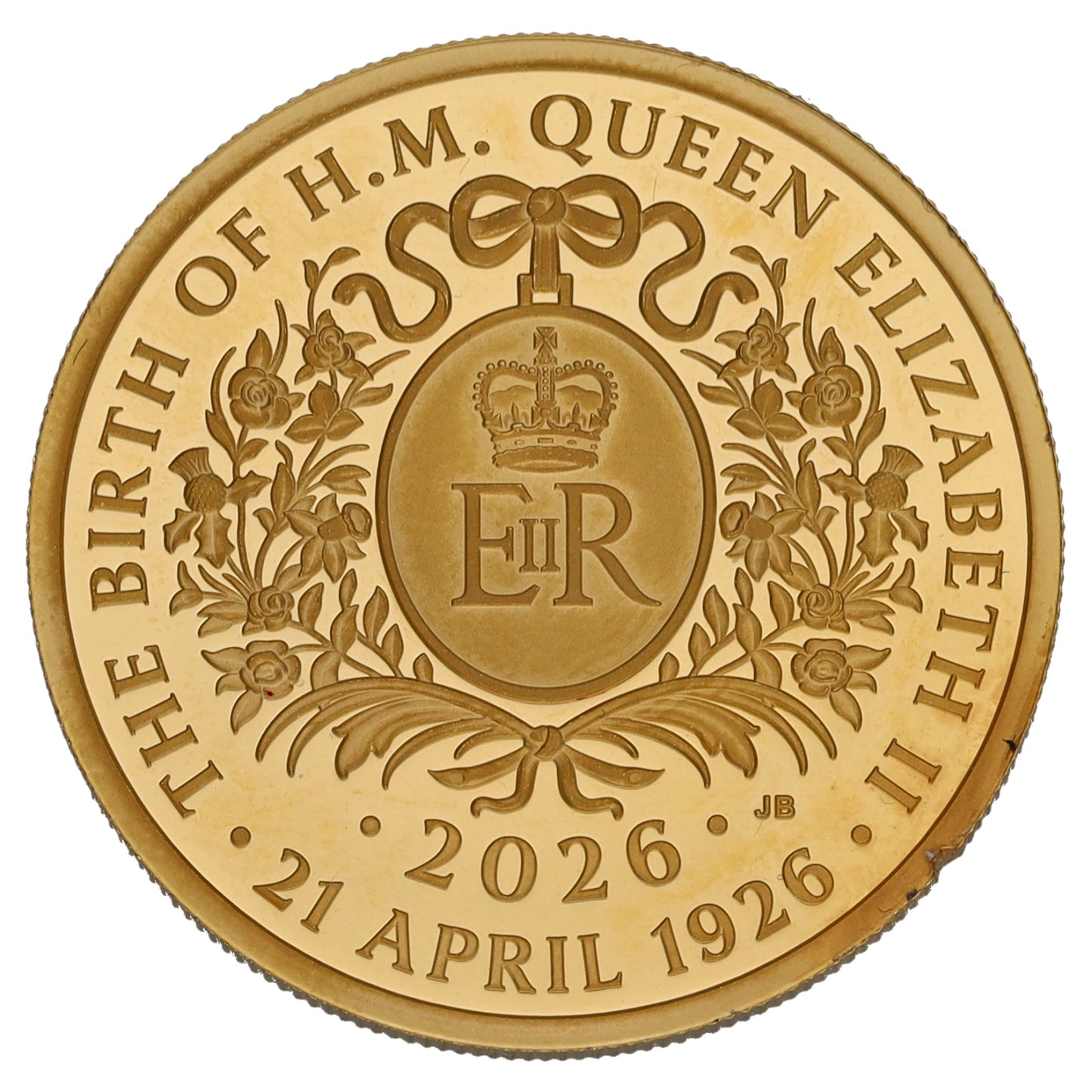 22ct Gold Century Of Queen Elizabeth Double Sovereign Coin 2026