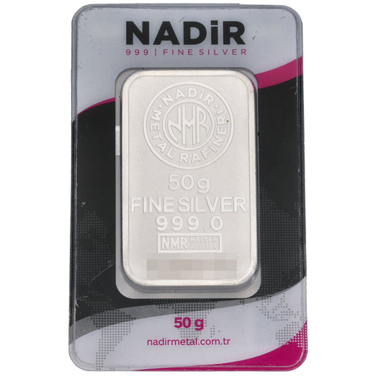 Fine Silver 50g Bar