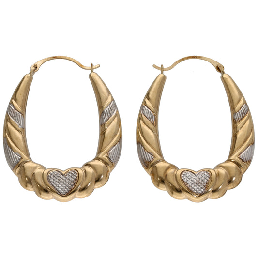 9ct Gold Creole Earrings
