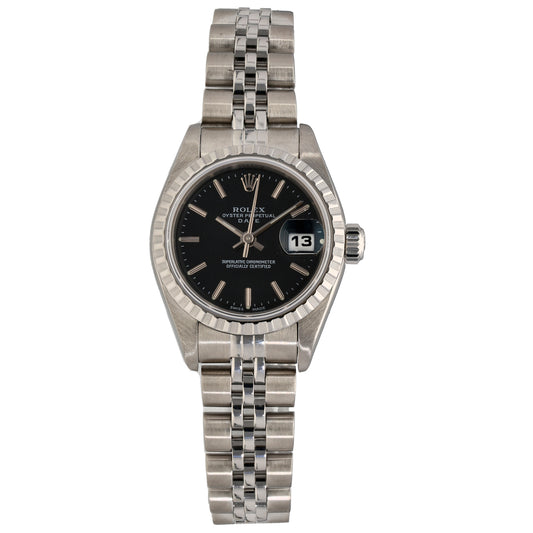 Rolex Date 79240 26mm Stainless Steel Watch