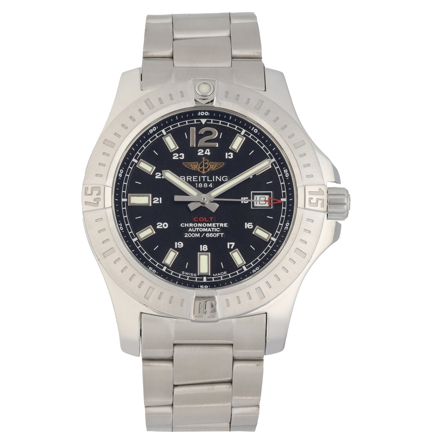 Breitling Colt A17388 44mm Stainless Steel Watch