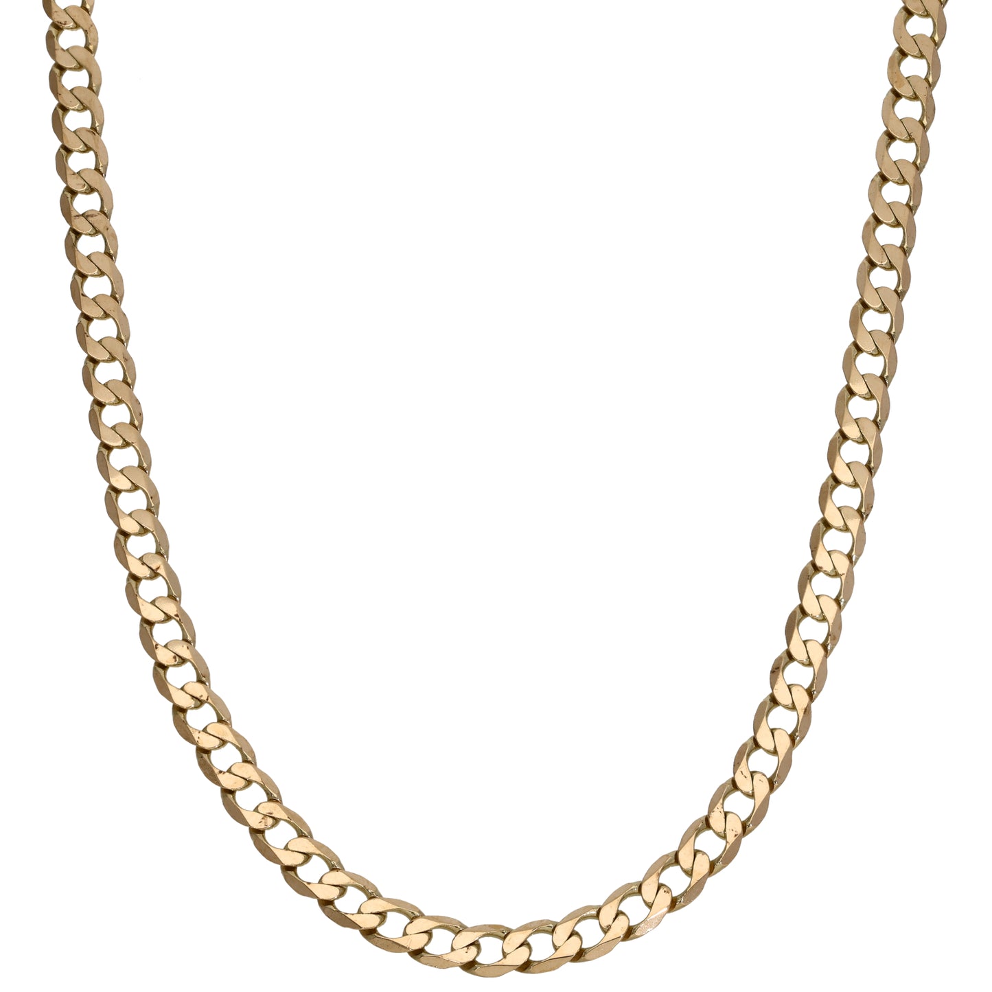 9ct Gold Curb Chain 24"