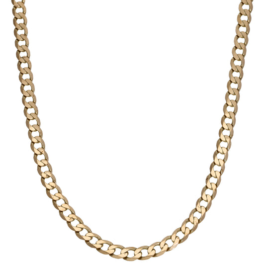 9ct Gold Curb Chain 24"