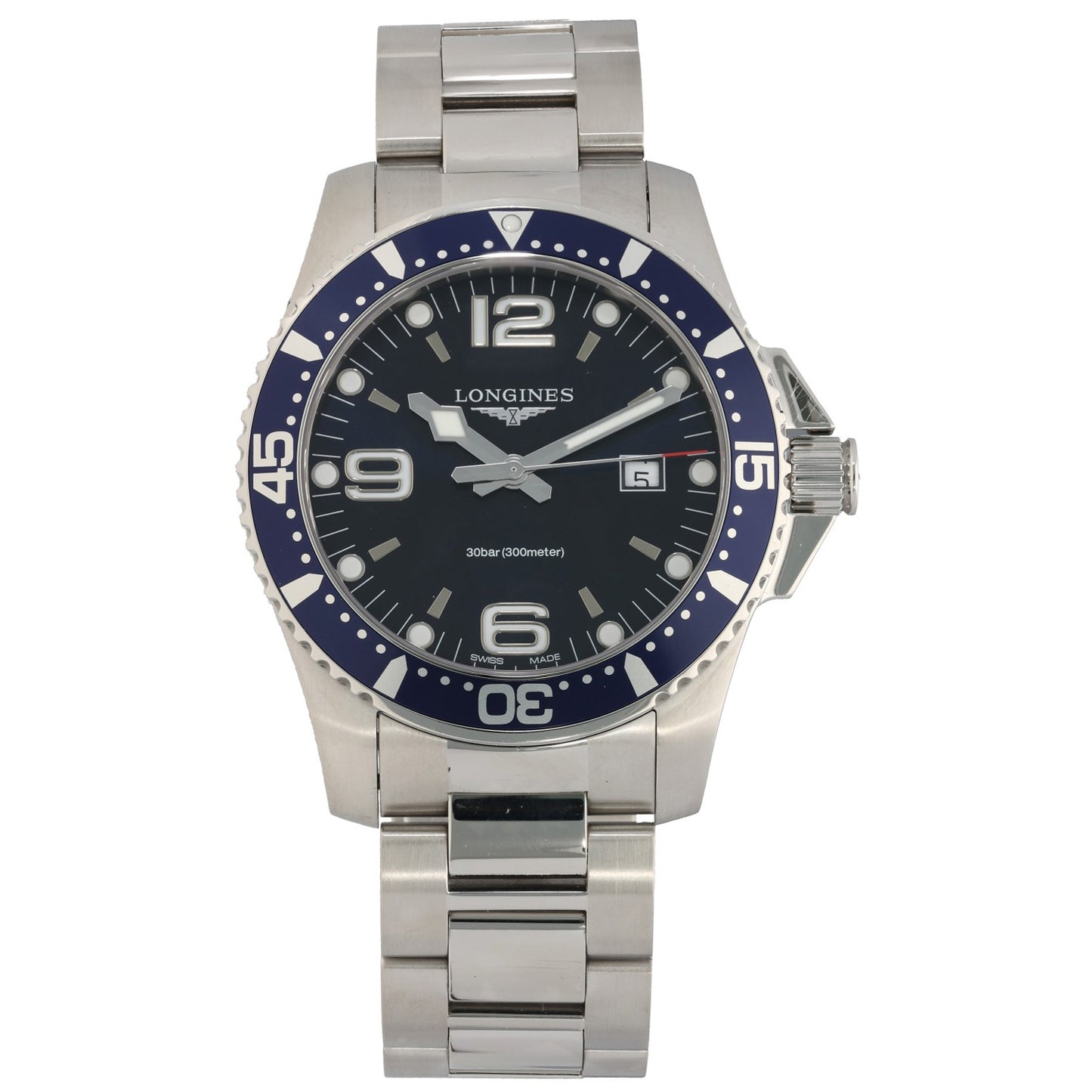 Longines Conquest L3.840.4 44mm Stainless Steel Watch