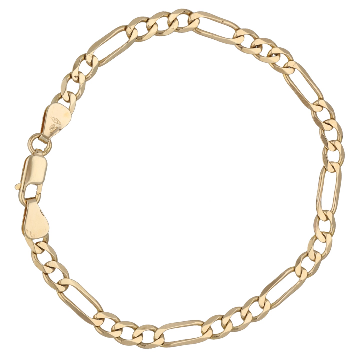 9ct Gold Figaro Bracelet