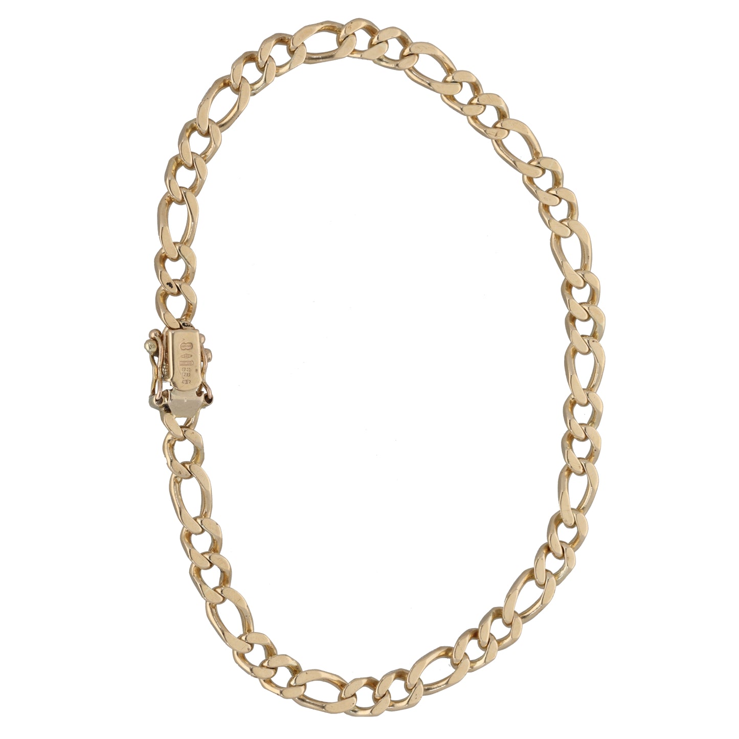 9ct Gold Figaro Bracelet