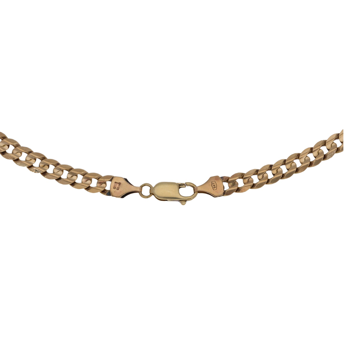 9ct Gold Curb Chain 20"