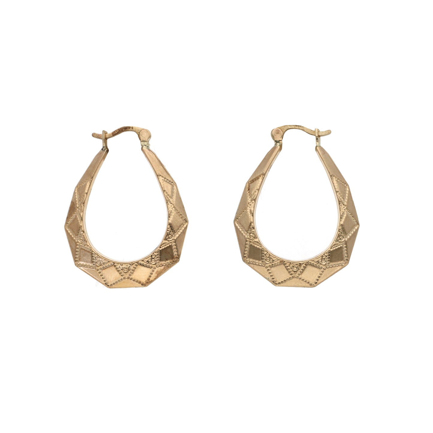 9ct Gold Creole Earrings