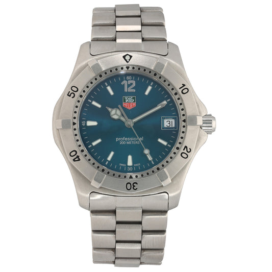 Tag Heuer Professional WK1119-1 37mm Stainless Steel Watch