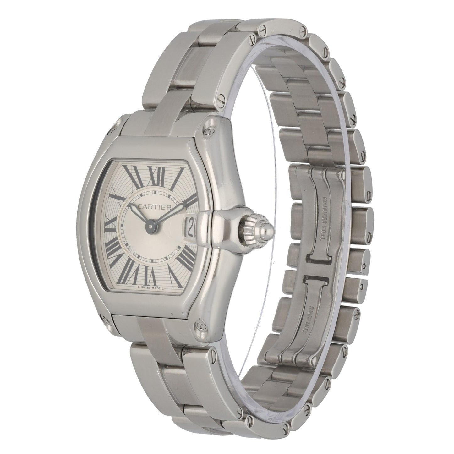 Cartier Roadster W62016V3 32mm Stainless Steel Watch