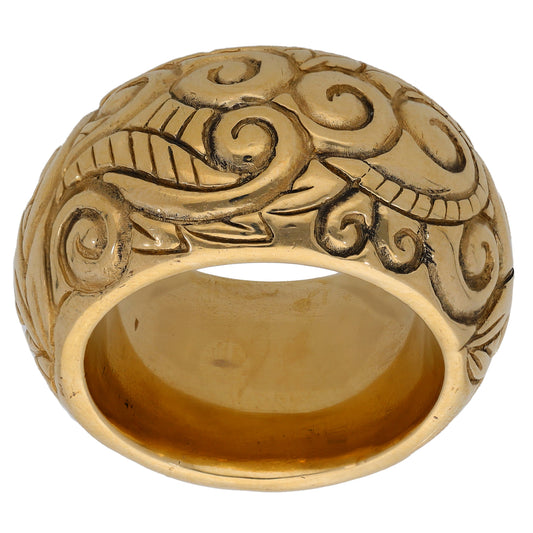 9ct Gold Alternative Ring Size S