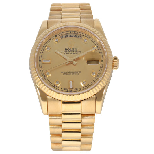 Rolex Day-Date 118238 36mm Gold Watch