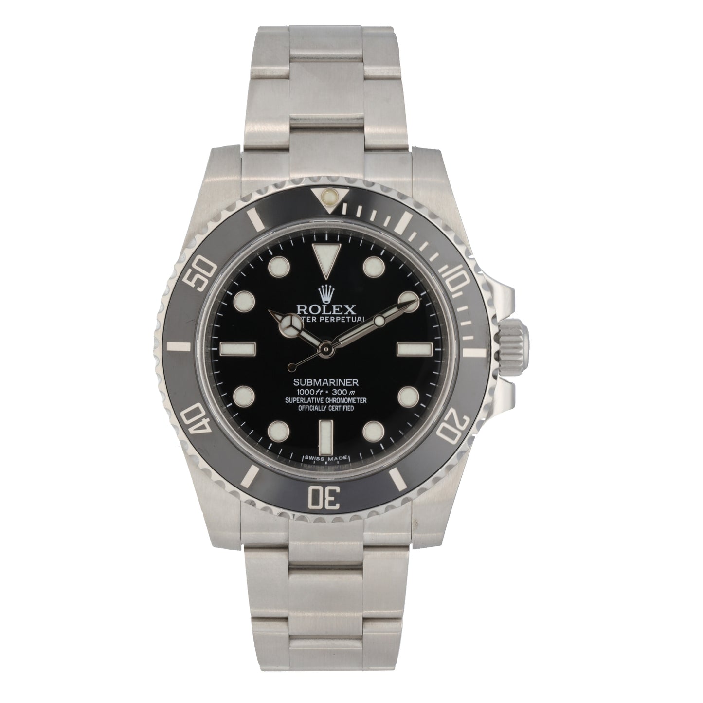 Rolex Submariner 114060 40mm Stainless Steel Watch