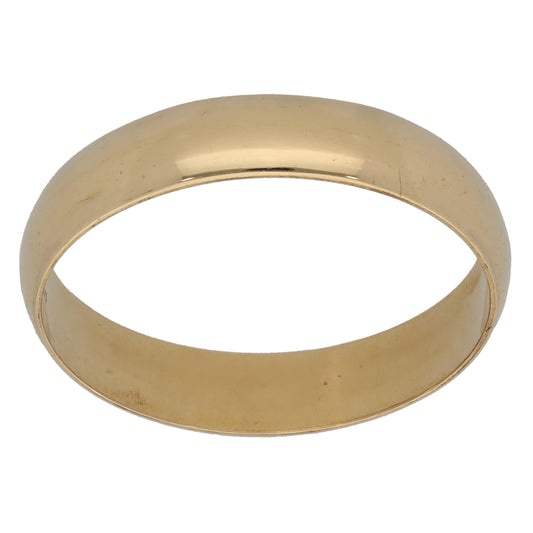 9ct Gold Plain Wedding Ring Size Y