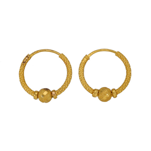 22ct Gold Hoop Earrings