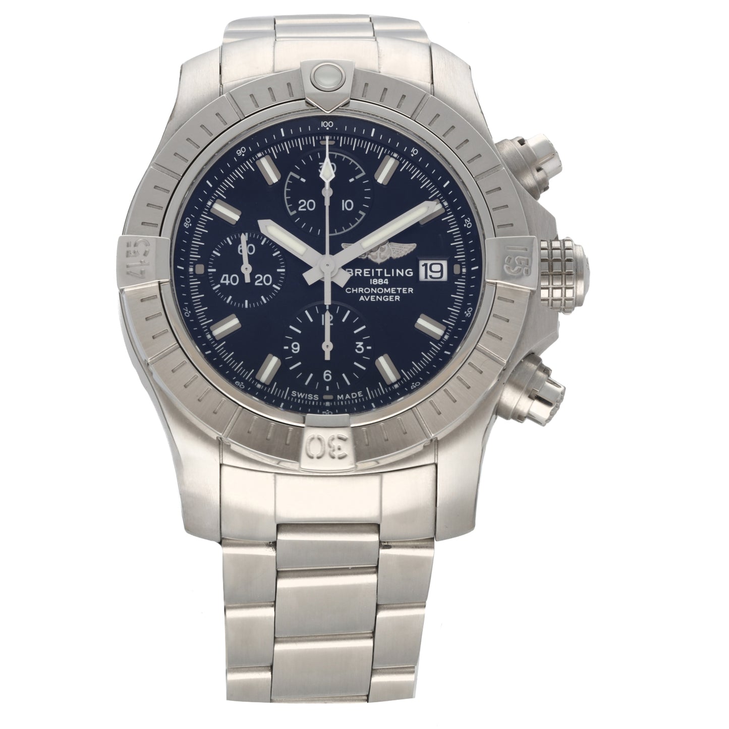 Breitling Avenger A13385 43mm Stainless Steel Watch