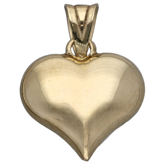New 14ct Gold Heart Pendant