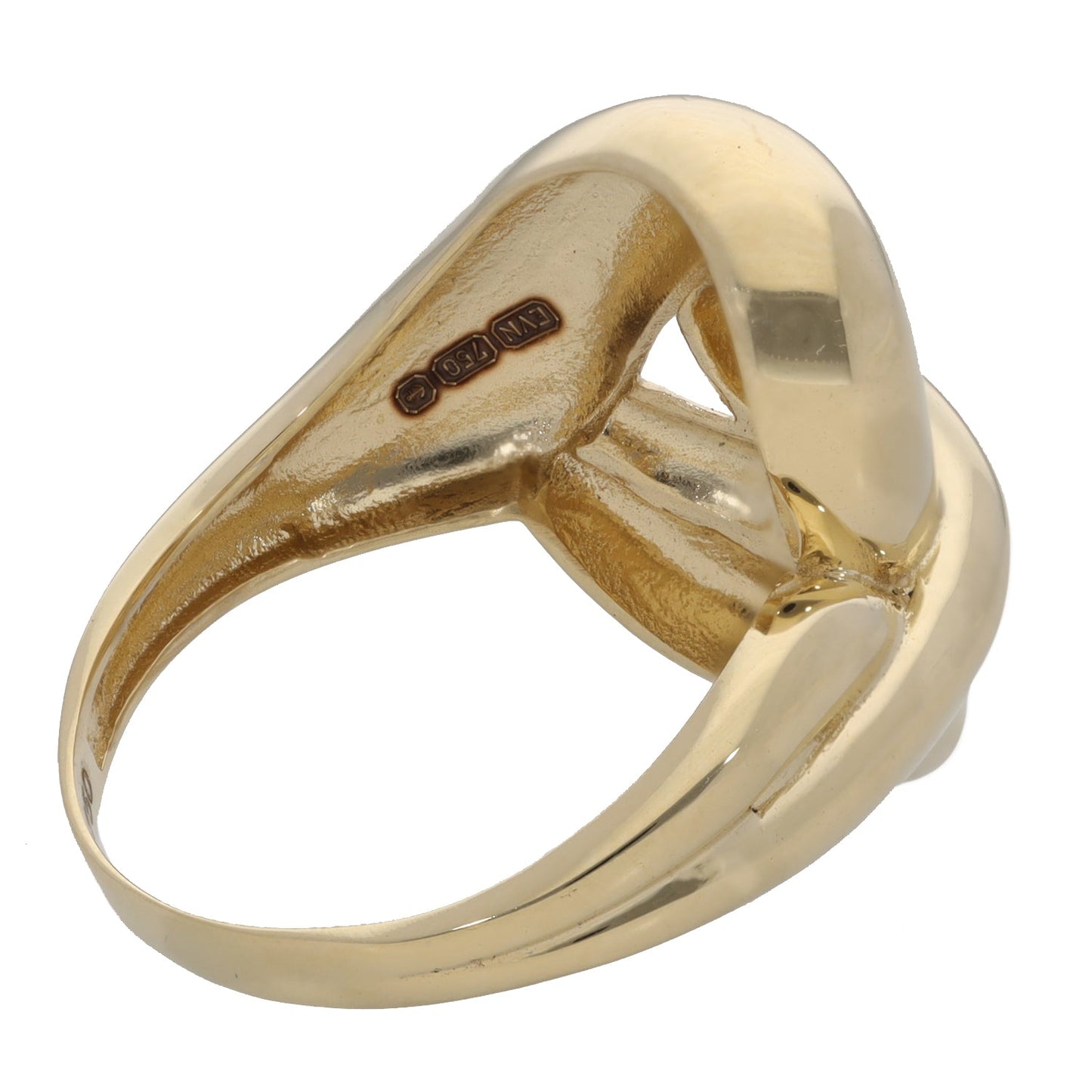 18ct Gold Swirl Ring