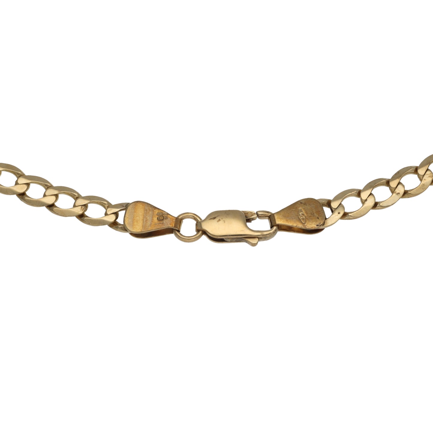 9ct Gold Curb Chain 20"