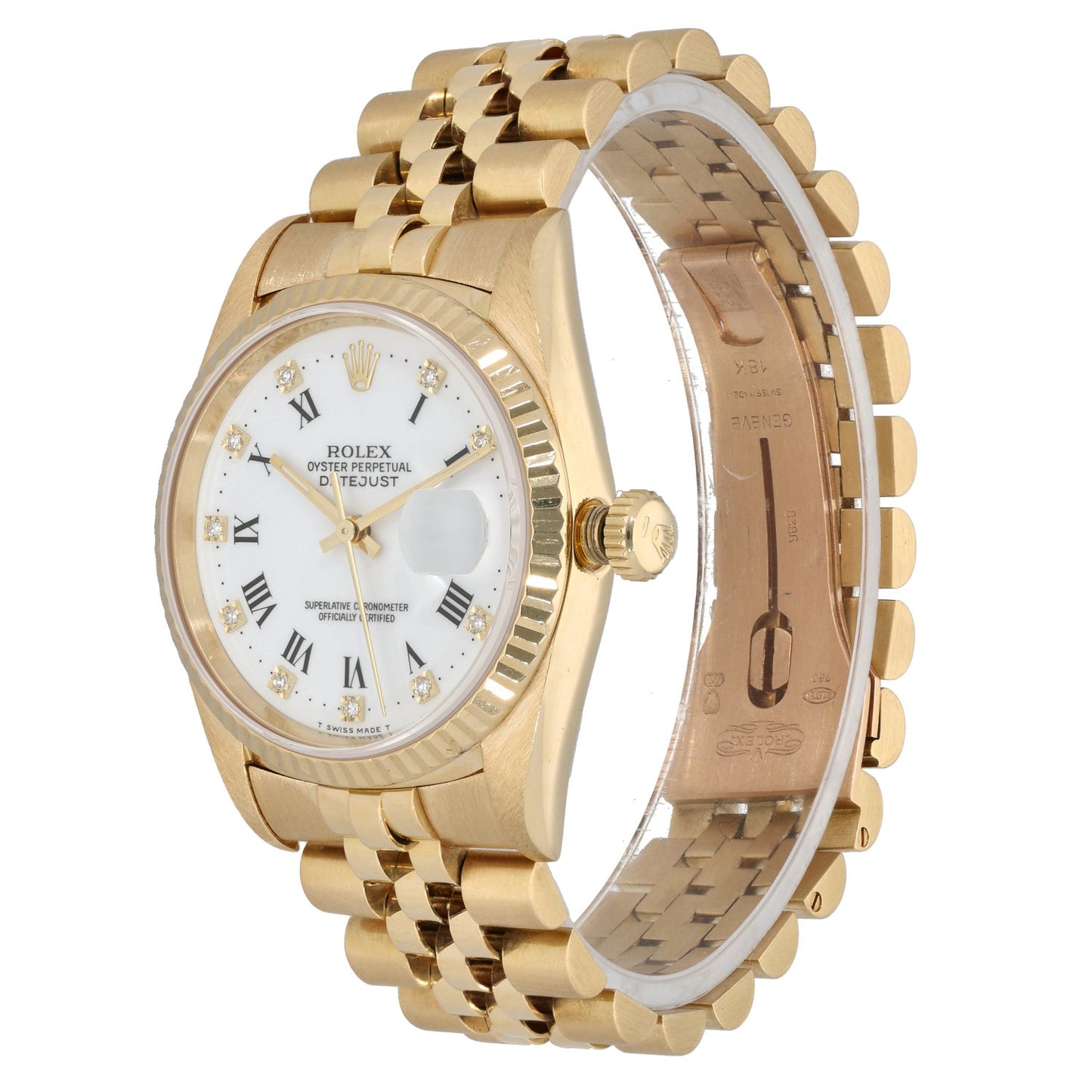 Rolex Datejust 16238 36mm Gold Watch