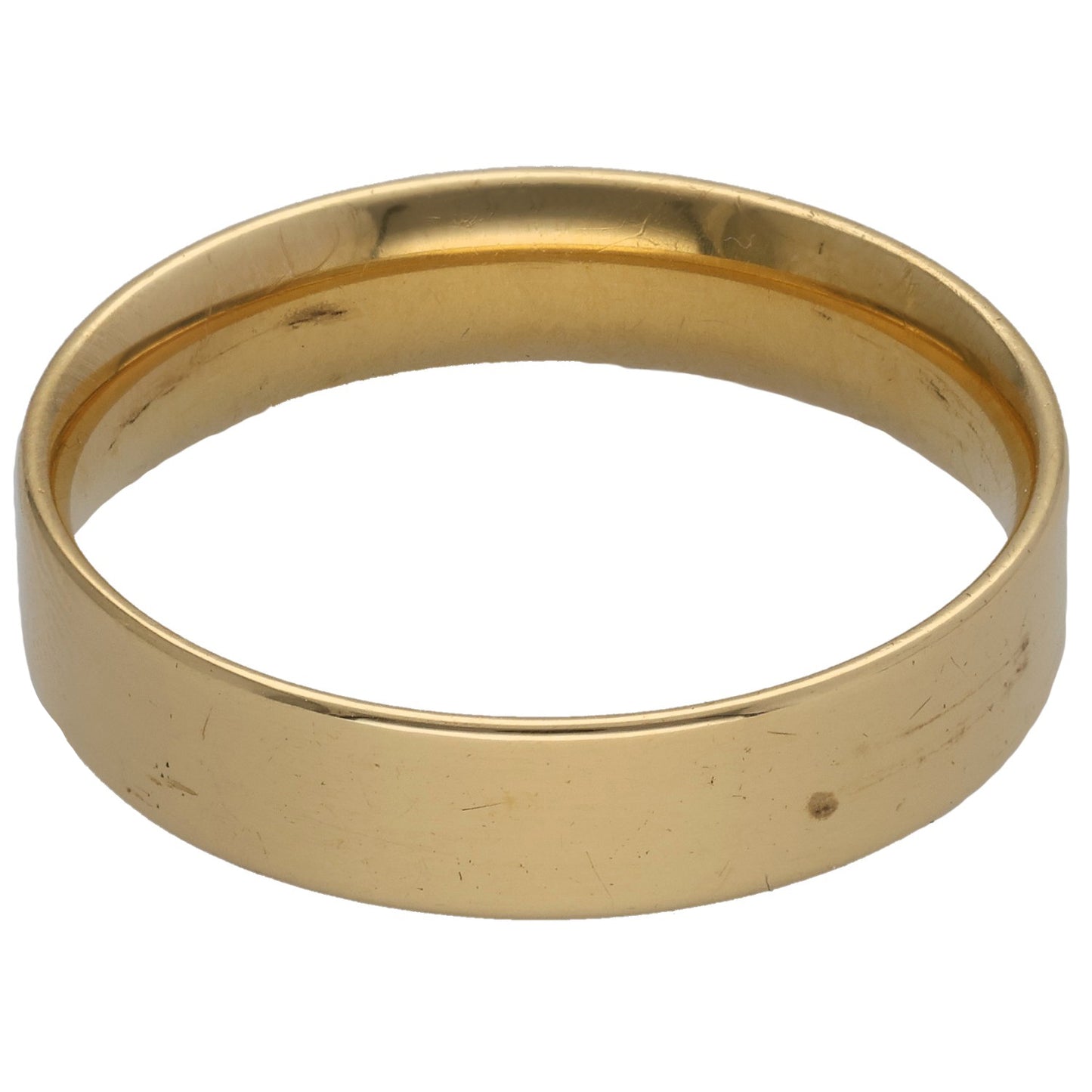 18ct Gold Plain Wedding Ring Size Z+4