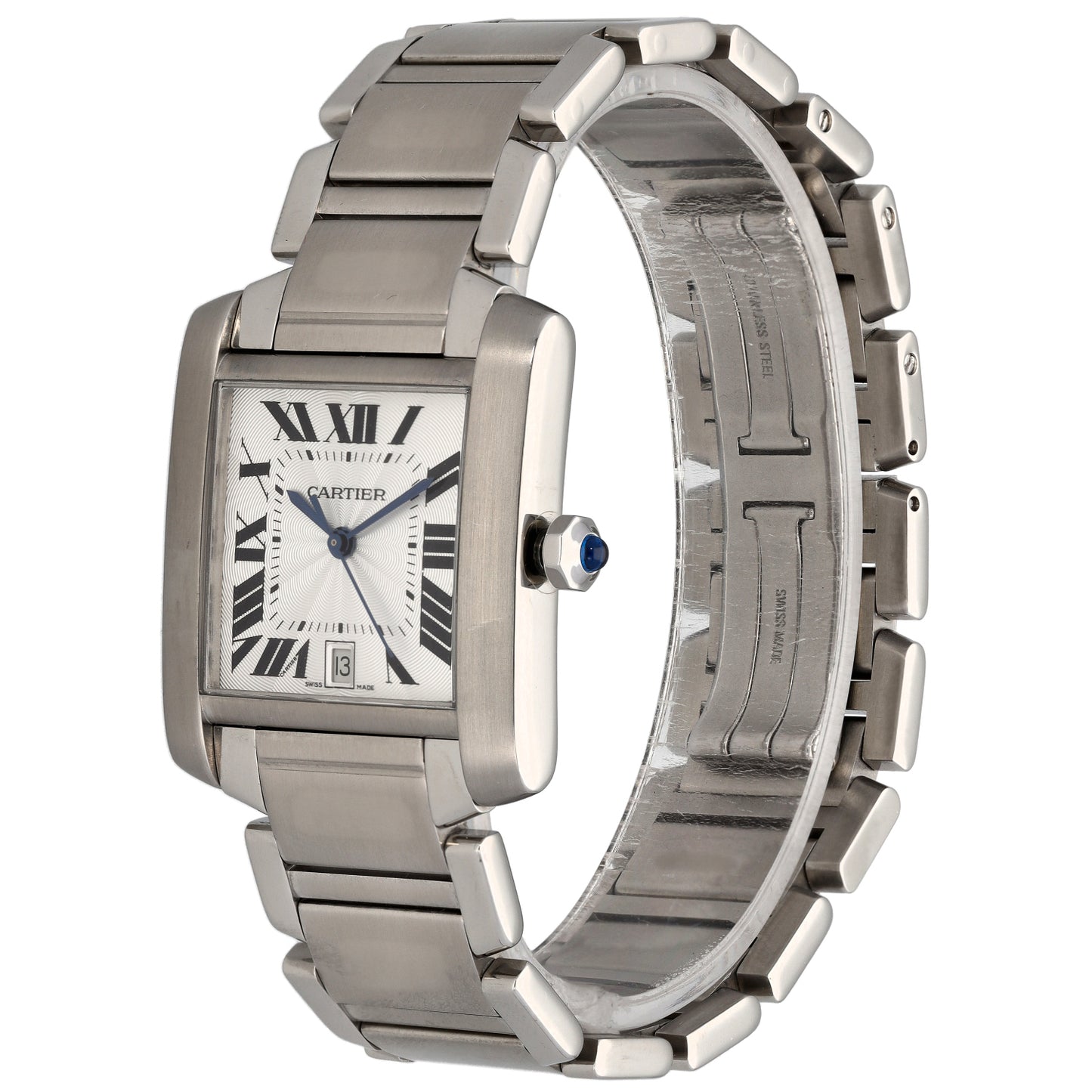 Cartier Tank Francaise 2302 28mm Stainless Steel Watch