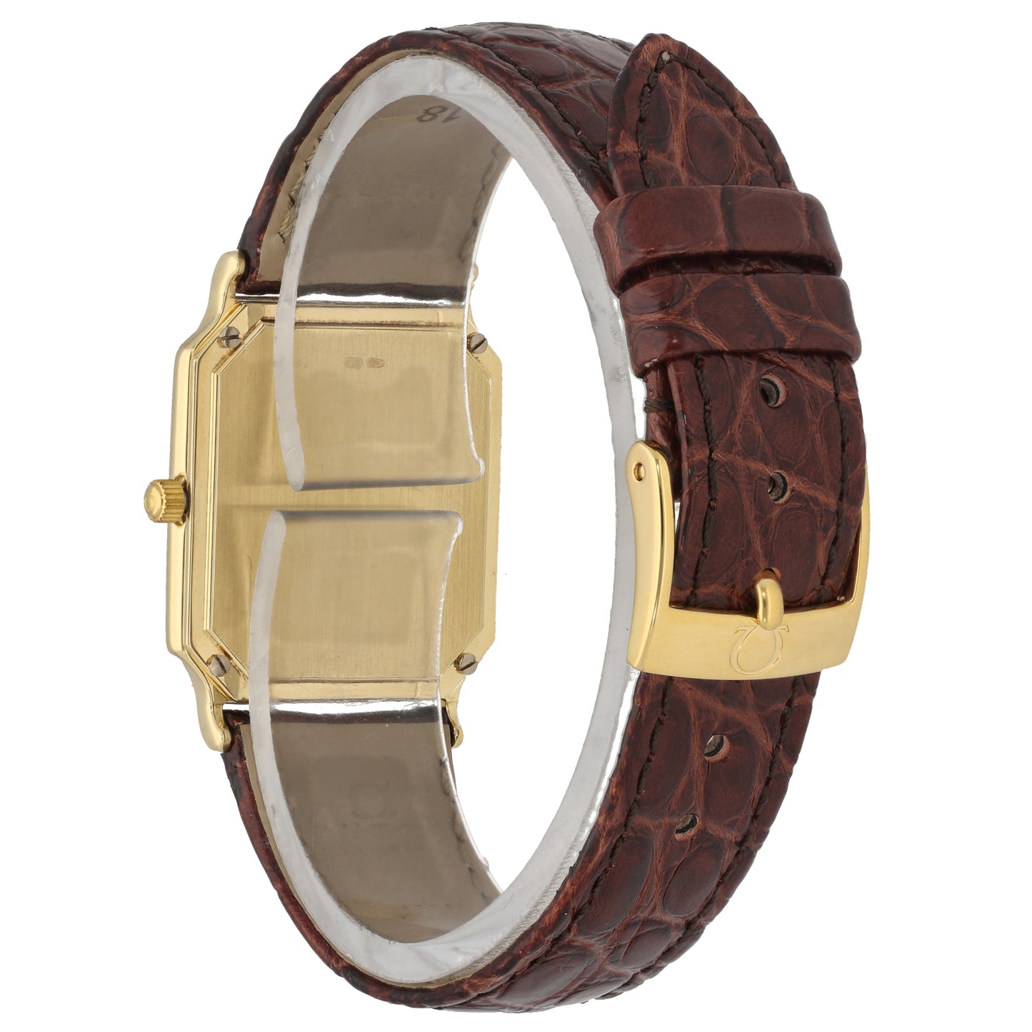 Omega De Ville 196.980 26mm Gold Watch