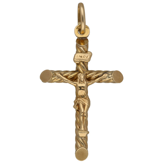 9ct Gold Crucifix Pendant