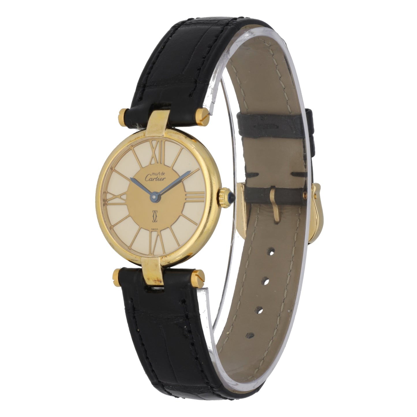 Cartier Vermeil 25mm Gold Plated Watch