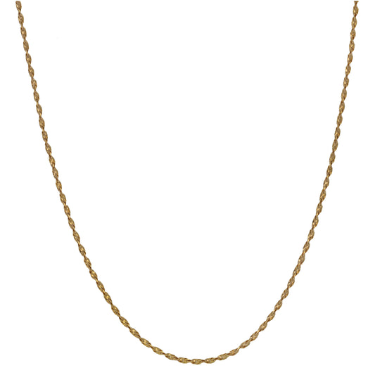 9ct Gold Fancy Necklace 18"