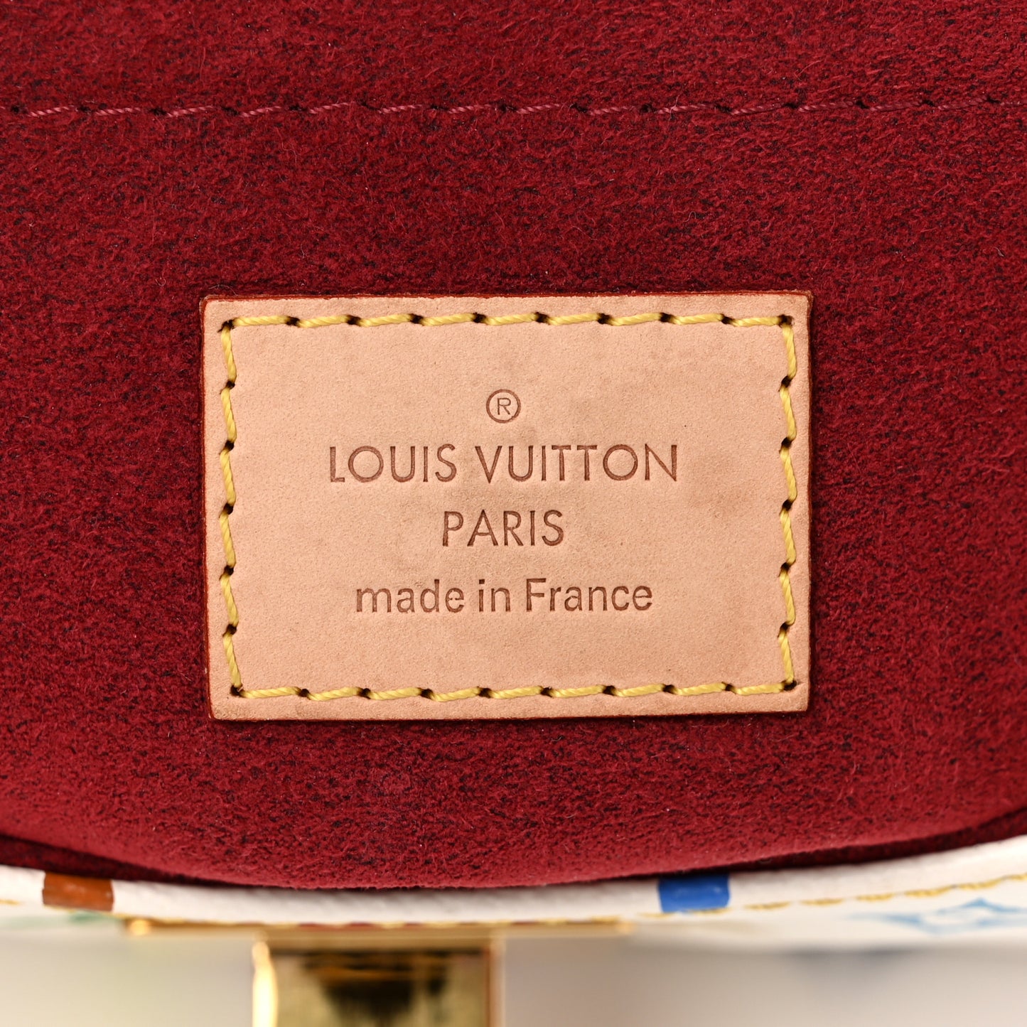 Louis Vuitton Patti-MM Monogram Multicolour Coated Canvas Bag - White