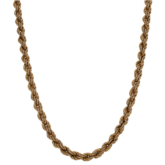 9ct Gold Rope Chain 18"