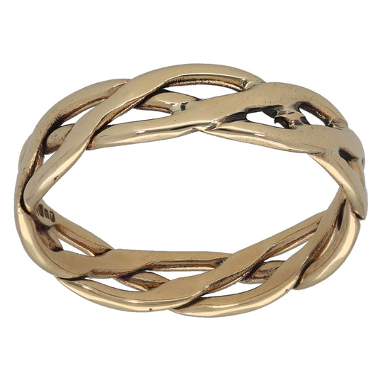 9ct Gold Alternative Ring Size M