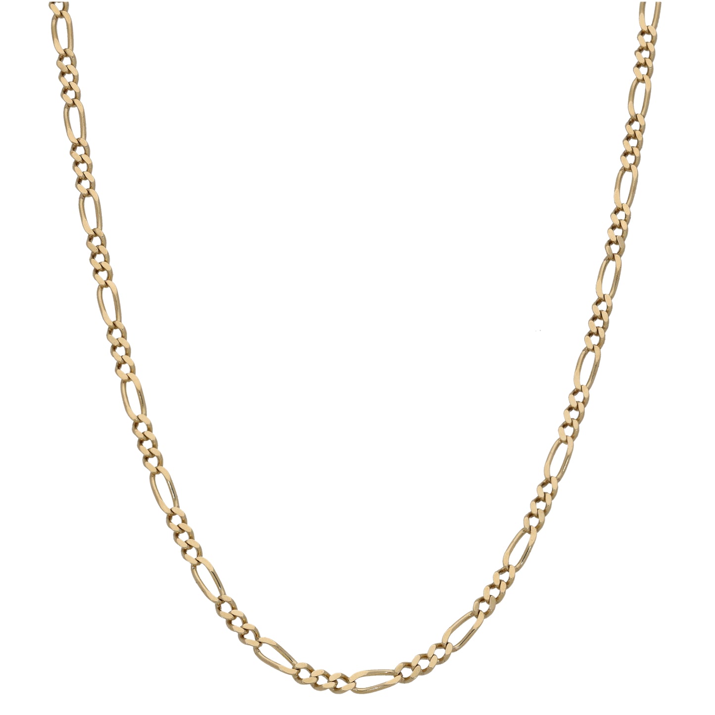 9ct Gold Figaro Chain 17"